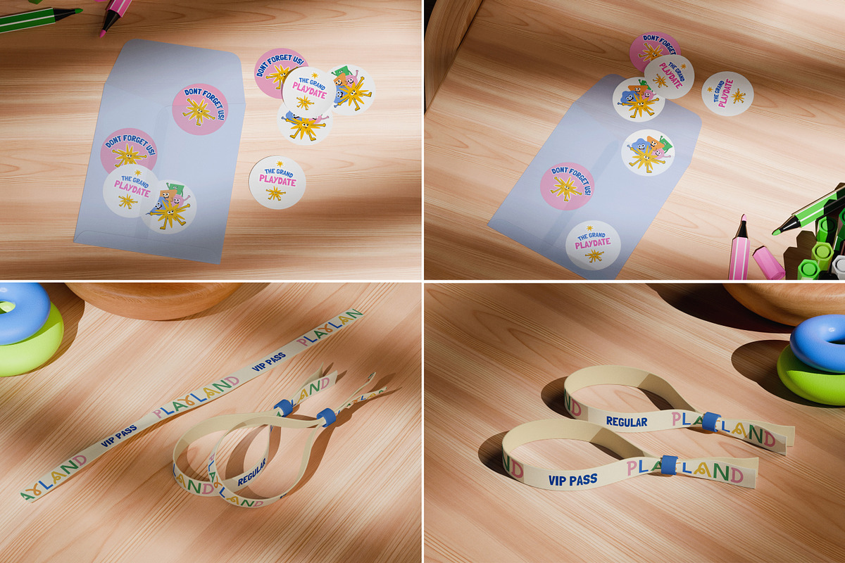 34 Kids Playground Branding Mockups, an Advertising Mockup by Vitora Mockup (Photo 8 of 11)