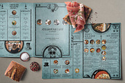 Steampunk Cafe Food Menu, a Brochure Template by BlueRobinStudio (Thumbnail 2 of 5)