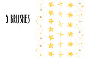 Stars, moon and backgrounds, an Illustration by Lina_Lisichka (Thumbnail 6 of 10)