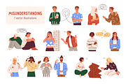 People having misunderstanding set, a Person Illustration by Good Studio (Thumbnail 1 of 8)