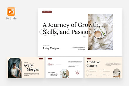 Clean Creative Portfolio Slide Deck