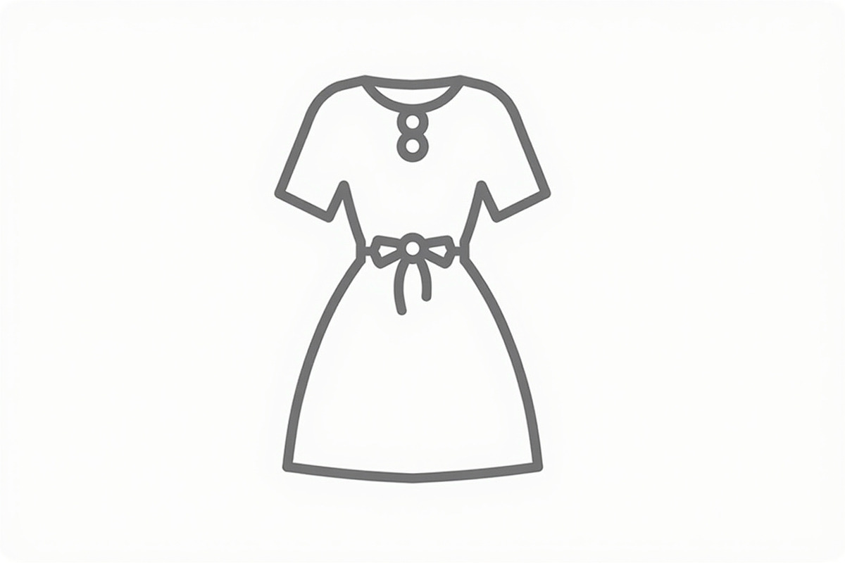 Fashion Dress Silhouettes Set, an Illustration by musafir_fashion (Photo 9 of 20)