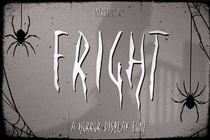 Fright - A Horror Display Font