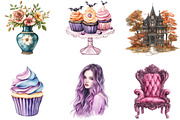 Watercolor Chic to Death Clipart, an Illustration by Designking (Thumbnail 3 of 5)