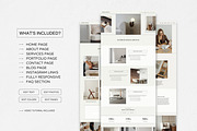 Squarespace 7.1 Template: Amara, a Squarespace Template by Deb Creative Studio (Thumbnail 5 of 9)