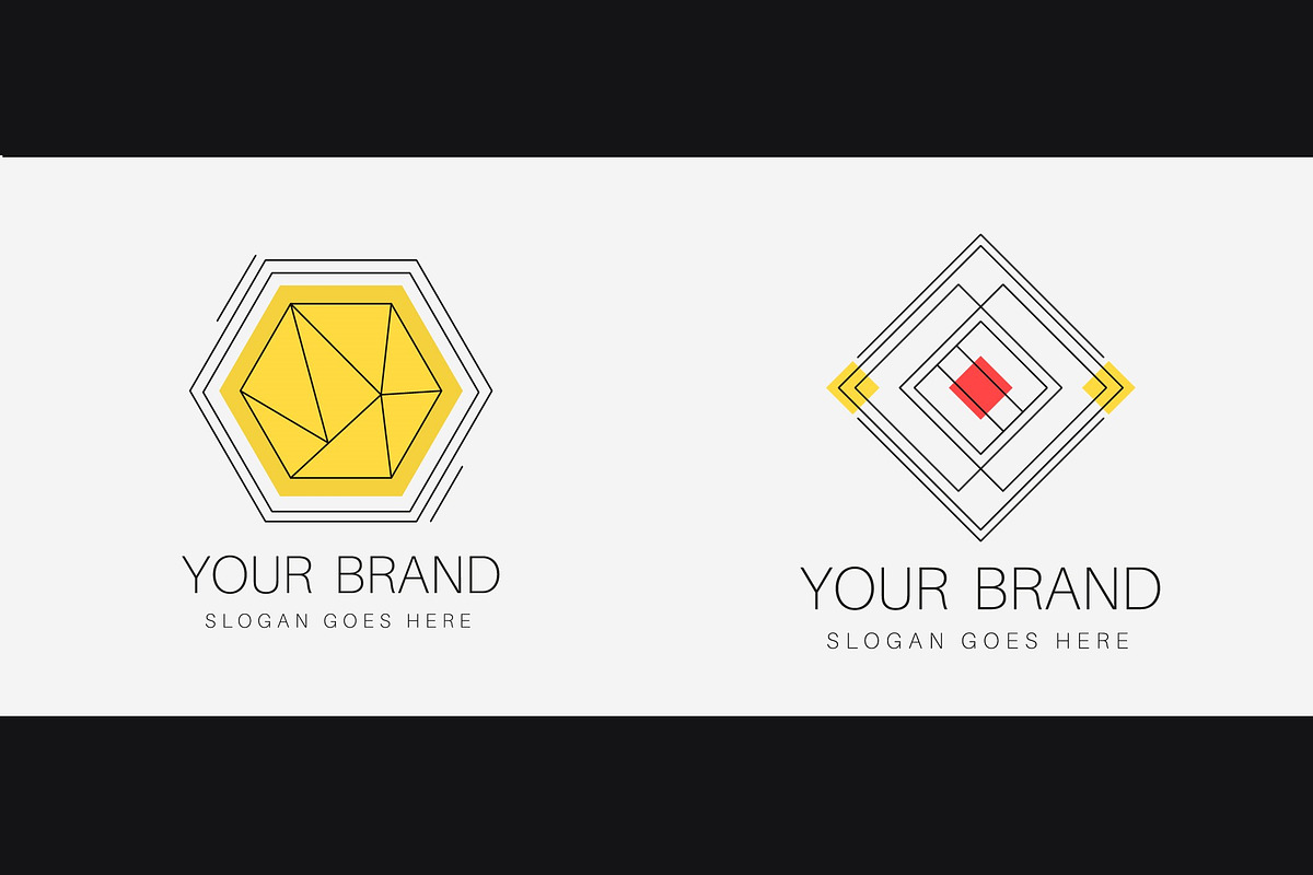 Modern Geometric Logo Set, a Templates & Theme by studiogstock (Photo 5 of 6)