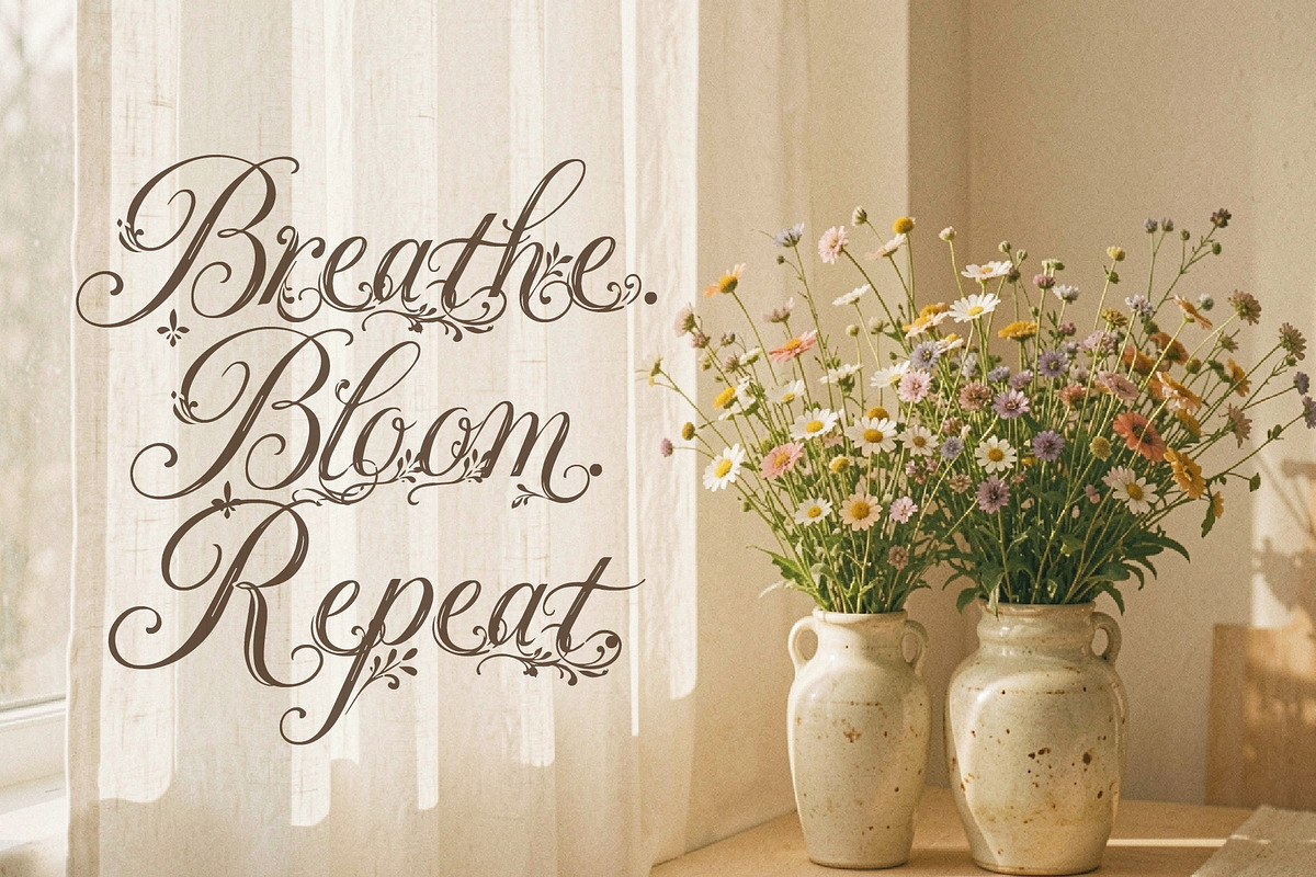 Ornavelle - Bloom Beautifully, a Script Font by HypeWorksCo (Photo 16 of 22)
