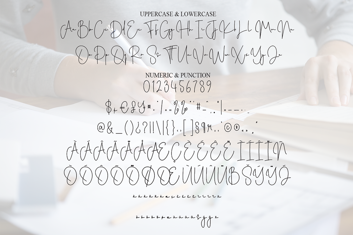 Homework | Script Font, a Handwritten Font by Scratchones (Photo 7 of 8)