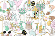 Easter Clipart, a Seasonal Illustration by GlamArtZhanna (Thumbnail 4 of 4)
