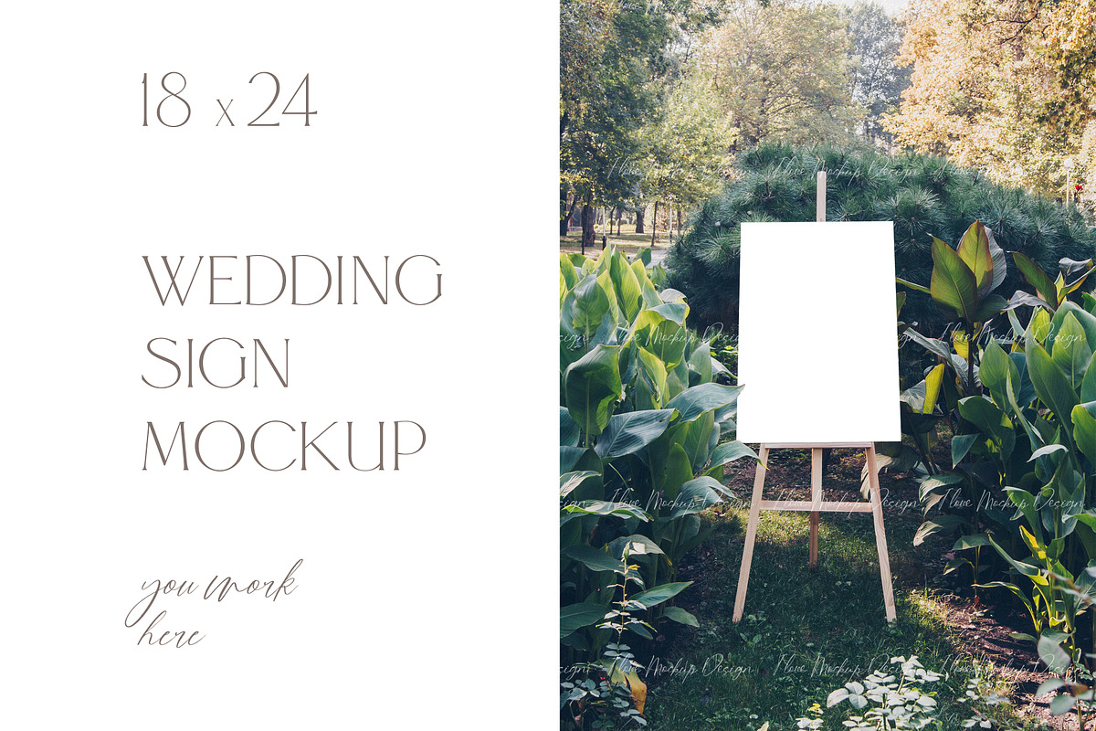 Easel Mockup,18x24 Sign Mockup, a Product Mockup by ILoveMockupDesign (Photo 1 of 12)