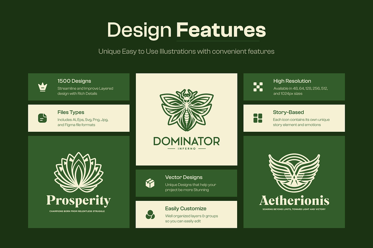 Nature Logo Bundle, a Solid Icon by Creative Stall (Photo 2 of 36)
