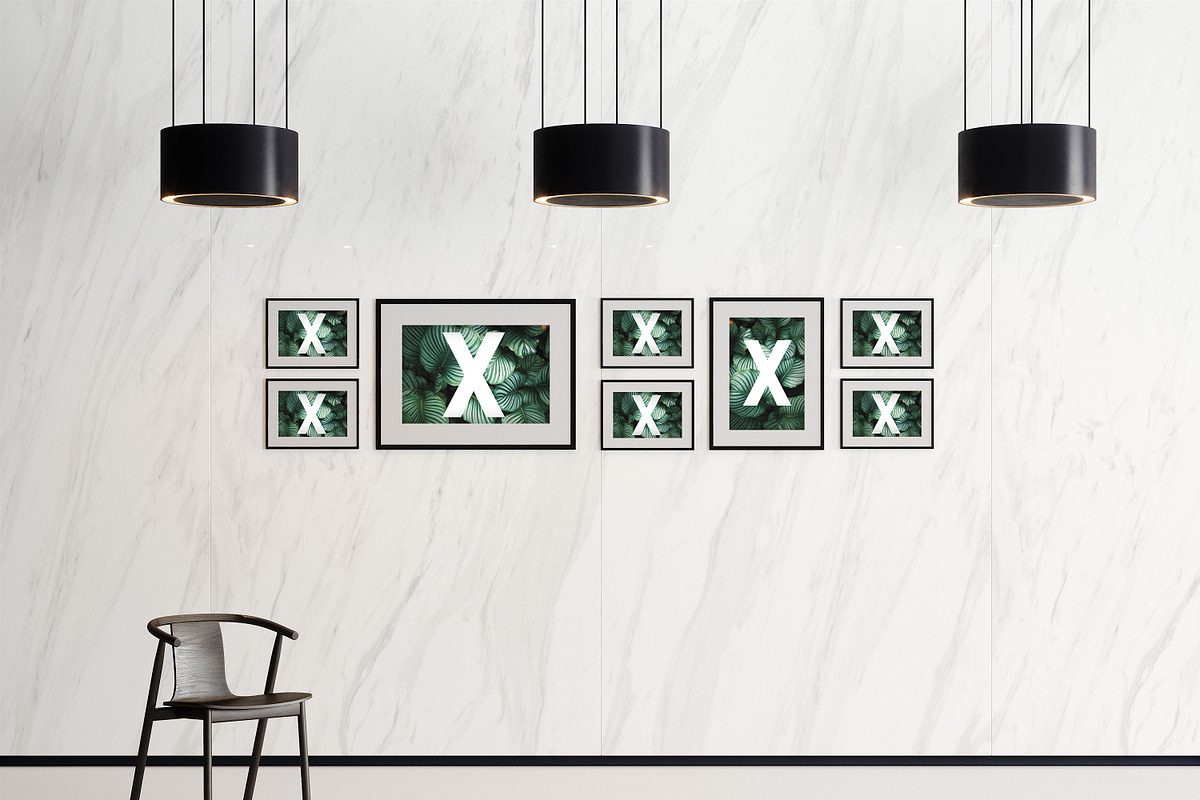 Multi Frame Mockup, a Print Template by Graphictwister
