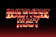 Neon Retro Text Effect Pack, a Layer Style Add-On by Sixtysix Labs (Thumbnail 3 of 9)
