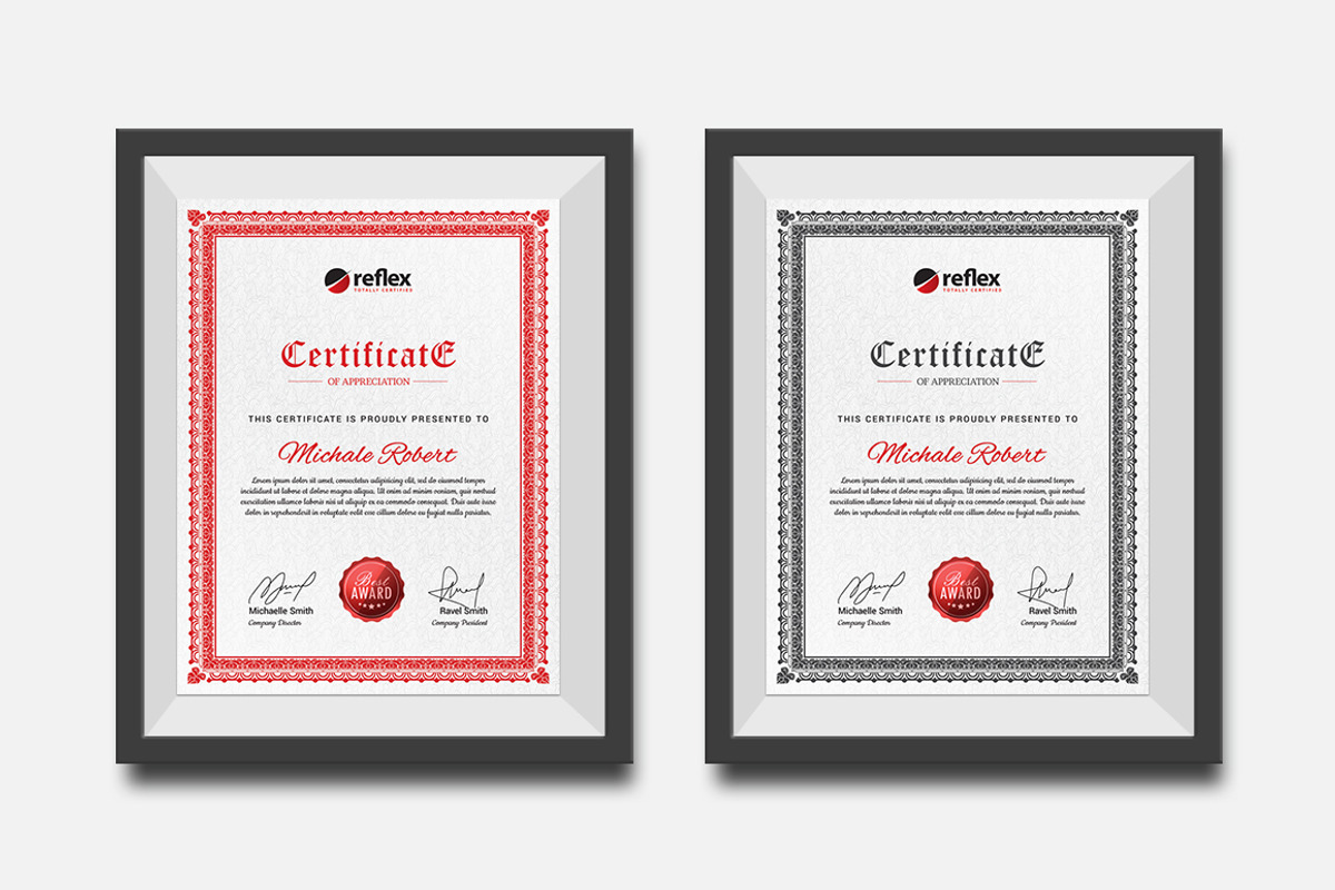 Certificate, a Stationery Template by deviserpark (Photo 6 of 6)