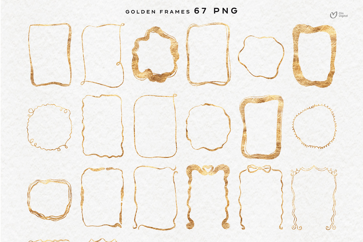 Hand Drawn Watercolor Frames SVG, a Graphic by ollalya (Photo 3 of 10)