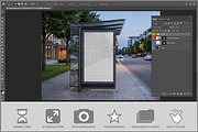 Bus Stop Digital Screen PSD, a Wearable Device Mockup by Bruno's Shop (Thumbnail 2 of 3)