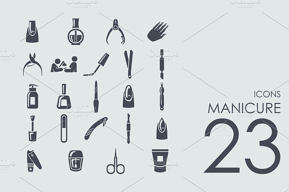 23 Manicure Icons