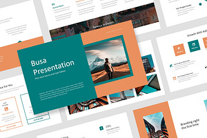 Busa : Pitch Deck Powerpoint, a Presentation Template by Punkl Camp