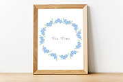 Tea Party Watercolor Clipart, a Decorative Illustration by natalisart (Thumbnail 10 of 17)