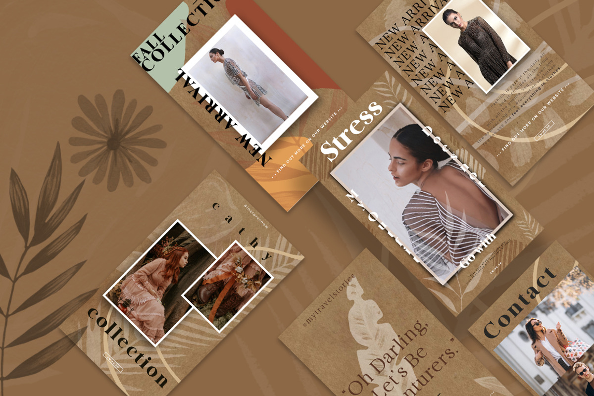 Cathy Instagram Posts And Stories, a Social Media Template by PixelHive Pro (Photo 4 of 14)