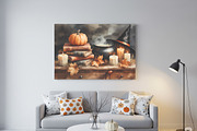 Halloween Witch Table Watercolor, a Seasonal Illustration by Floraphoria (Thumbnail 6 of 11)