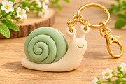 Cute Snail Keychain 3D STL, an Object 3D Model by Layerology (Thumbnail 3 of 3)