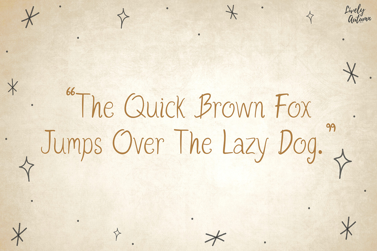 Warm wishes | Sans serif Handwriting, a Handwritten Font by LivelyAutumn11.11 (Photo 4 of 5)