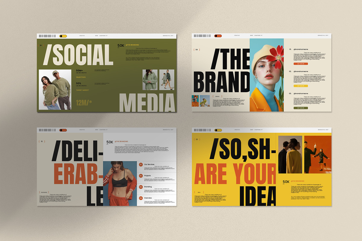 HAZE | Brief Campaign GSL Figma, a Presentation Template by Studio Temply (Photo 6 of 12)