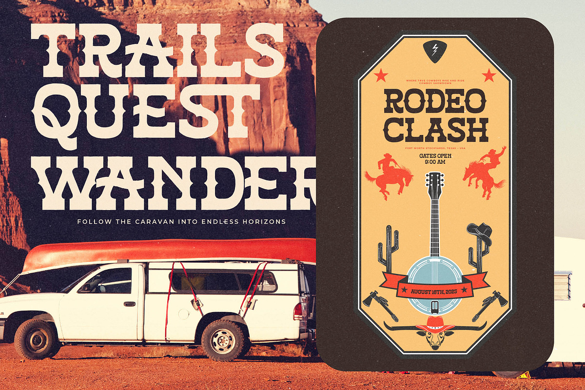 Alchemy Rustic Western Serif Font, a Slab Serif Font by timelesstype.co (Photo 9 of 15)