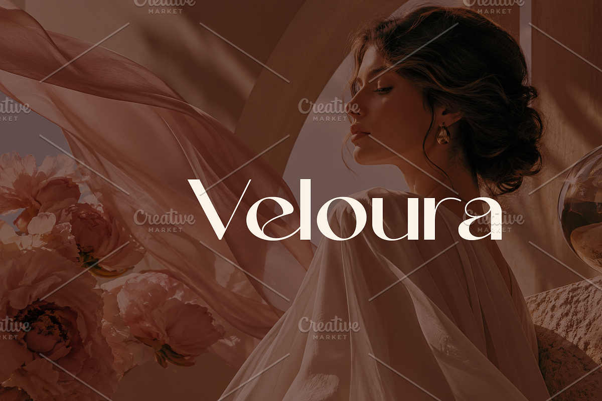 Veloura-Regular-012-26, a Sans Serif Font by canve (Photo 2 of 3)