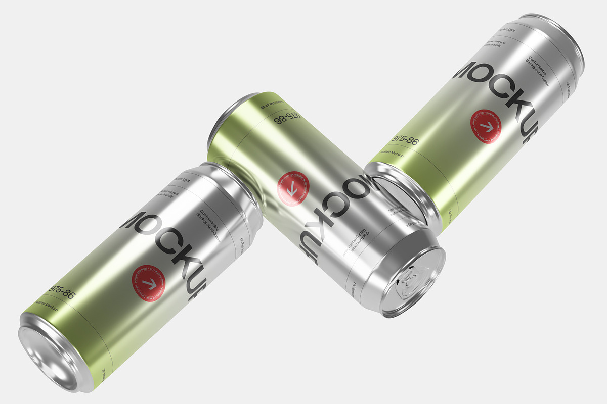 10 PSD Realistic Aluminum Can Mockup, a Packaging Mockup by East Gallery (Photo 7 of 10)