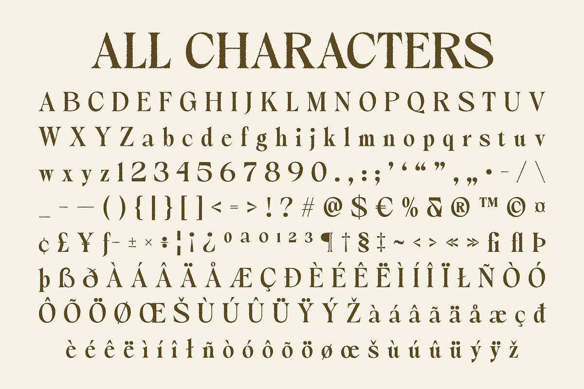 Maverly Rough, a Serif Font by Craft Supply Co. (Photo 8 of 8)