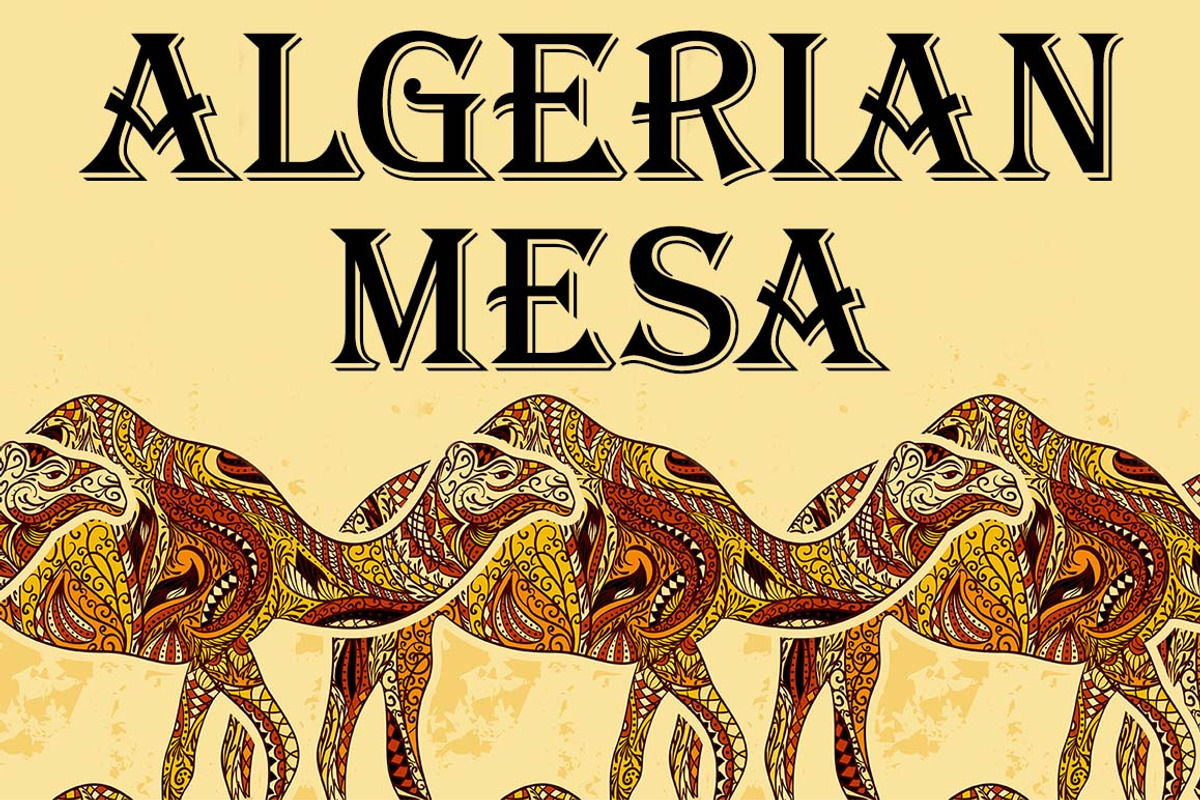 Algerian Mesa, a Font by FontMesa (Photo 1 of 6)