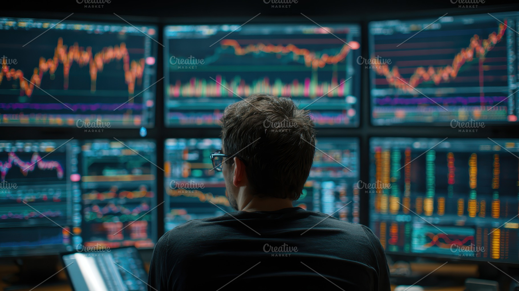 Stock Trader Analyzing Financial Dat, a Photo by Pixeness Studio