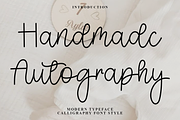 Handmade Autography, a Handwritten Font by InermediaSTUDIO (Thumbnail 1 of 8)
