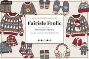 Christmas Sweater Clipart PNG, an Object Graphic by Inknfolly (Thumbnail 1 of 5)