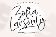 Zofia Larsonty Modern Handwritten, a Script Font by Letterena Studios Script (Thumbnail 1 of 15)