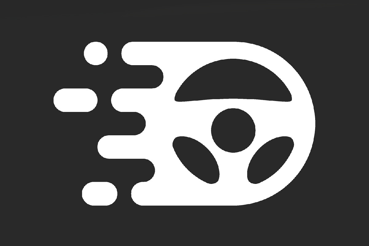 Vector fast car helm logo, a Branding & Logo Template by GraphiShop