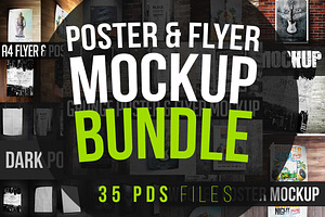 Poster & Flyer Mockup Bundle