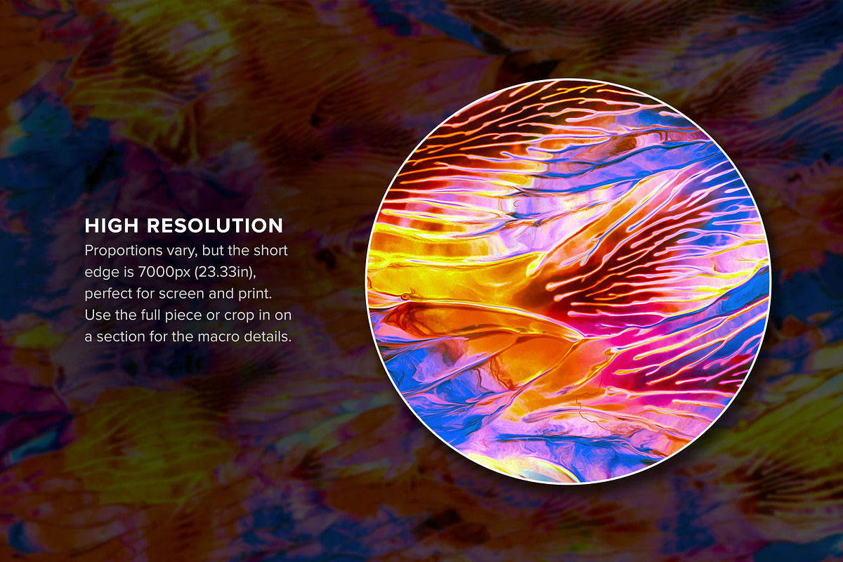 Divine: Vibrant Paint Textures, a Texture Graphic by Chroma Supply (Photo 5 of 14)