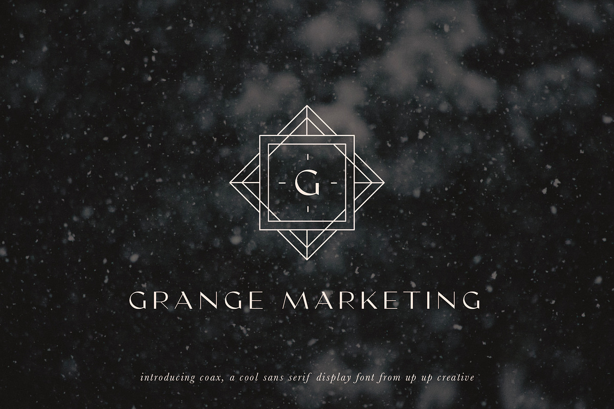 Coax, A Cool Sans Serif Display Font, a Sans Serif Font by Up Up Creative (Photo 6 of 10)