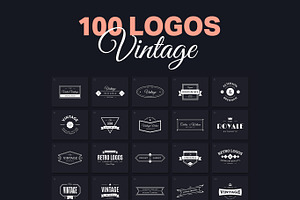 100 Vintage Logos Vol. 1