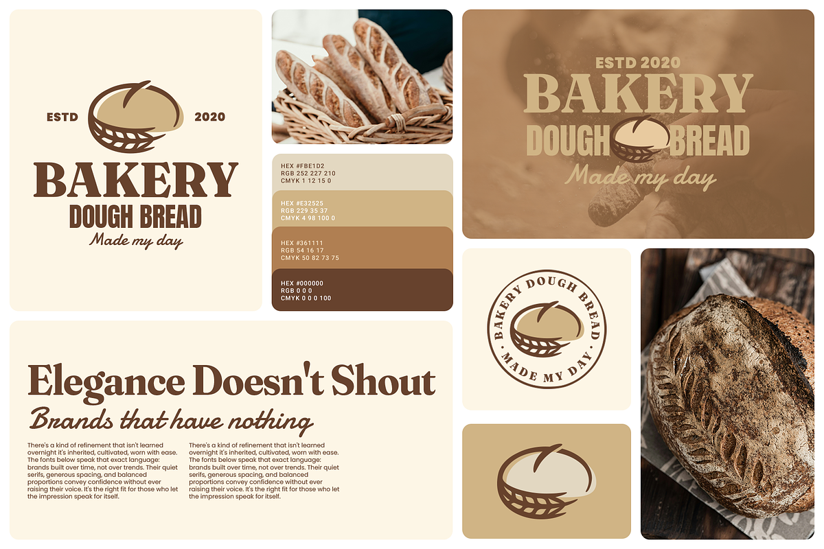 Artisan Bread Dough Bakery Logo, a Branding & Logo Template by Headfonts (Photo 2 of 3)