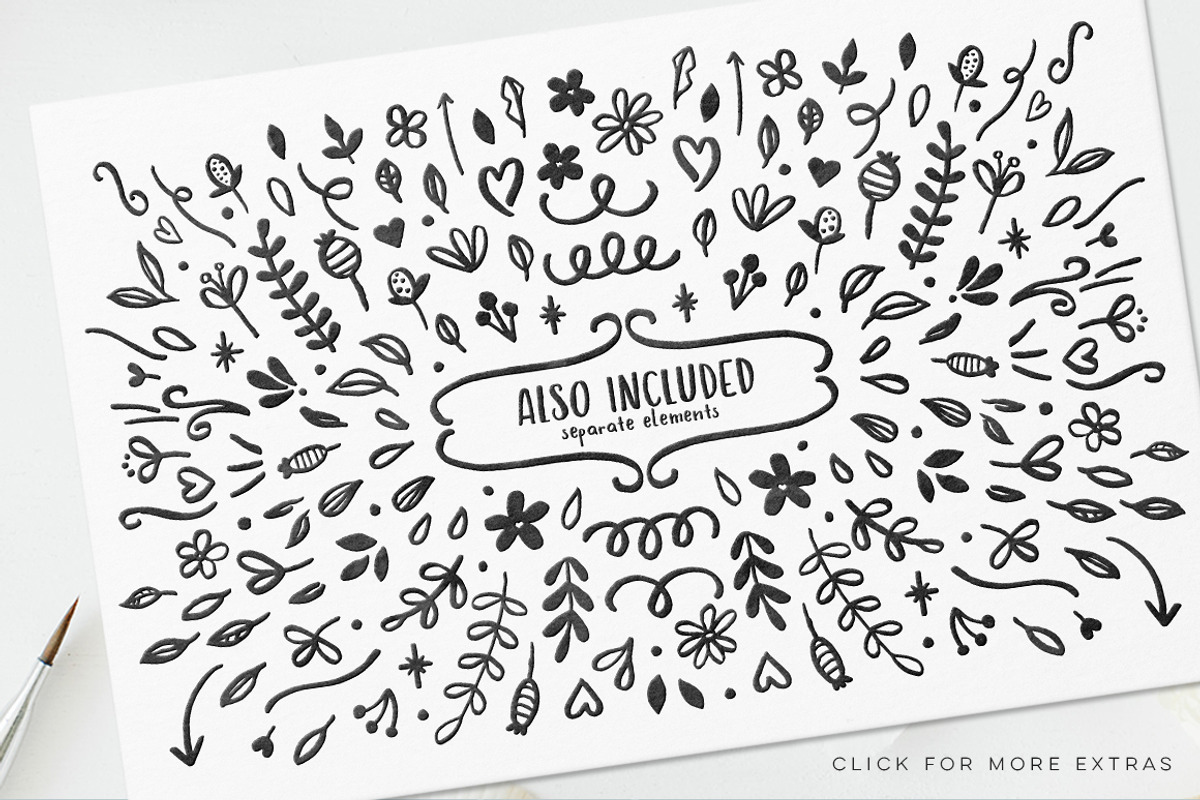 Hola Bisou font handlettered ink, a Font by By Lef (Photo 11 of 15)