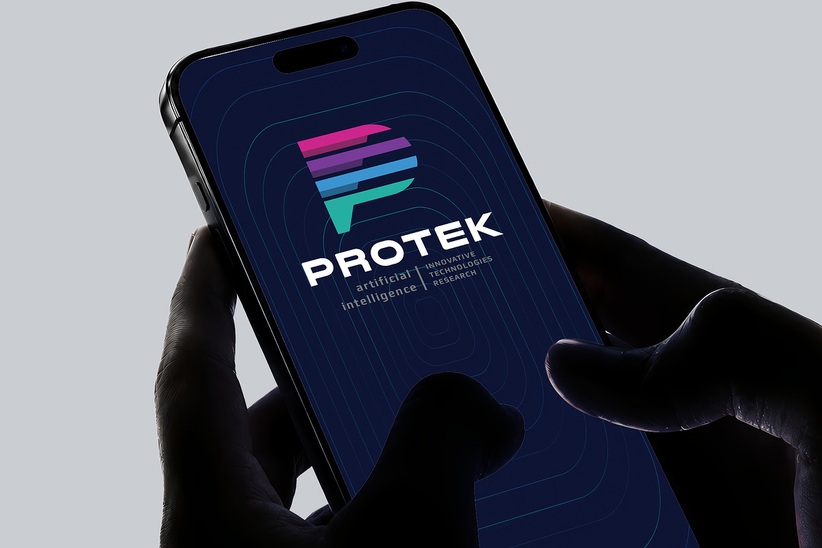 Protek Ai Tech Letter P Logo, a Branding & Logo Template by Design_Planet (Photo 4 of 4)