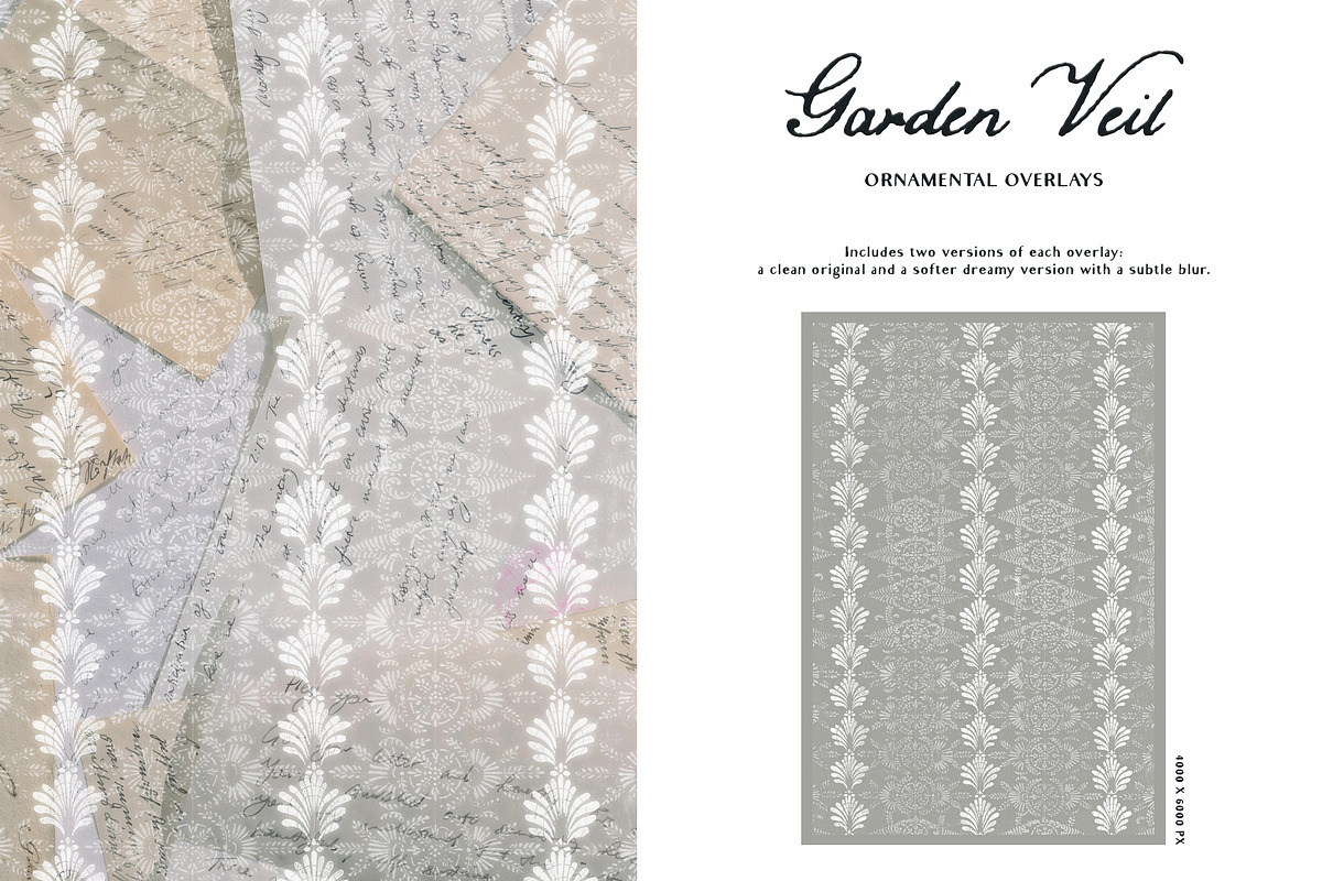 Garden Veil: Lace Overlays, a Texture Graphic by Purple (Photo 15 of 16)