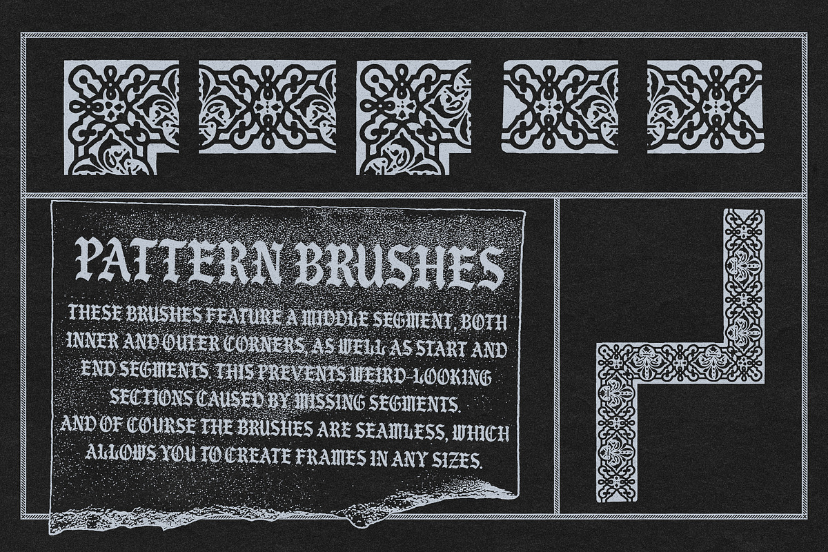 Illustrator Frames Brushes, a Brush Add-On by MiksKS (Photo 9 of 21)