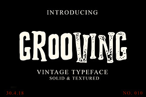 Grooving Vintage Font
