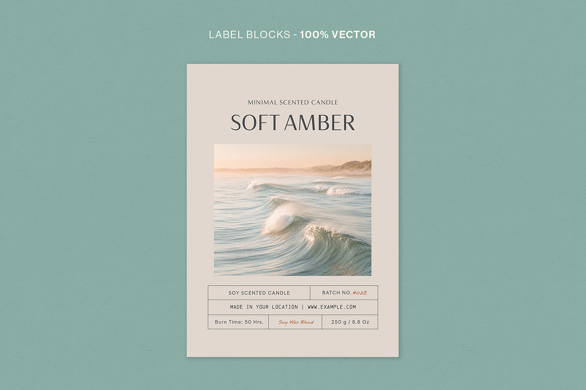 Product Label Template Set, a Stationery Template by BrandPacks (Photo 5 of 14)