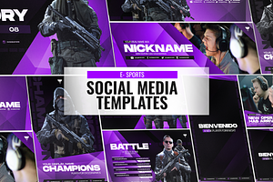 E- Sports Social Media Template